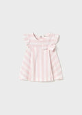 Sommerkjole rosa striper