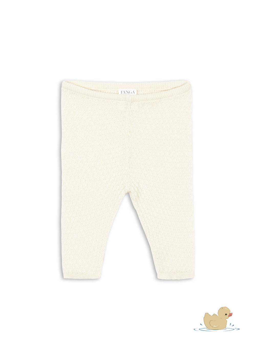 Venti Pointelle Pants Antique White
