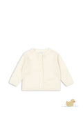 Venti Pointelle Cardigan Antique White