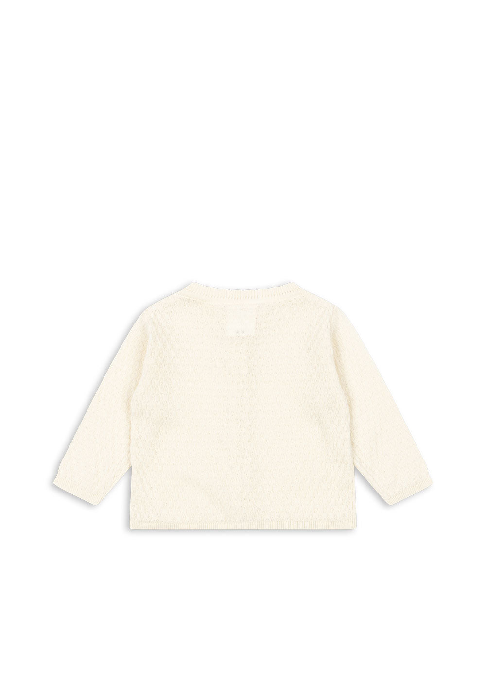 Venti Pointelle Cardigan Antique White