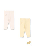 Perla 2-pk Pants Banana Crepe/Creole Pink