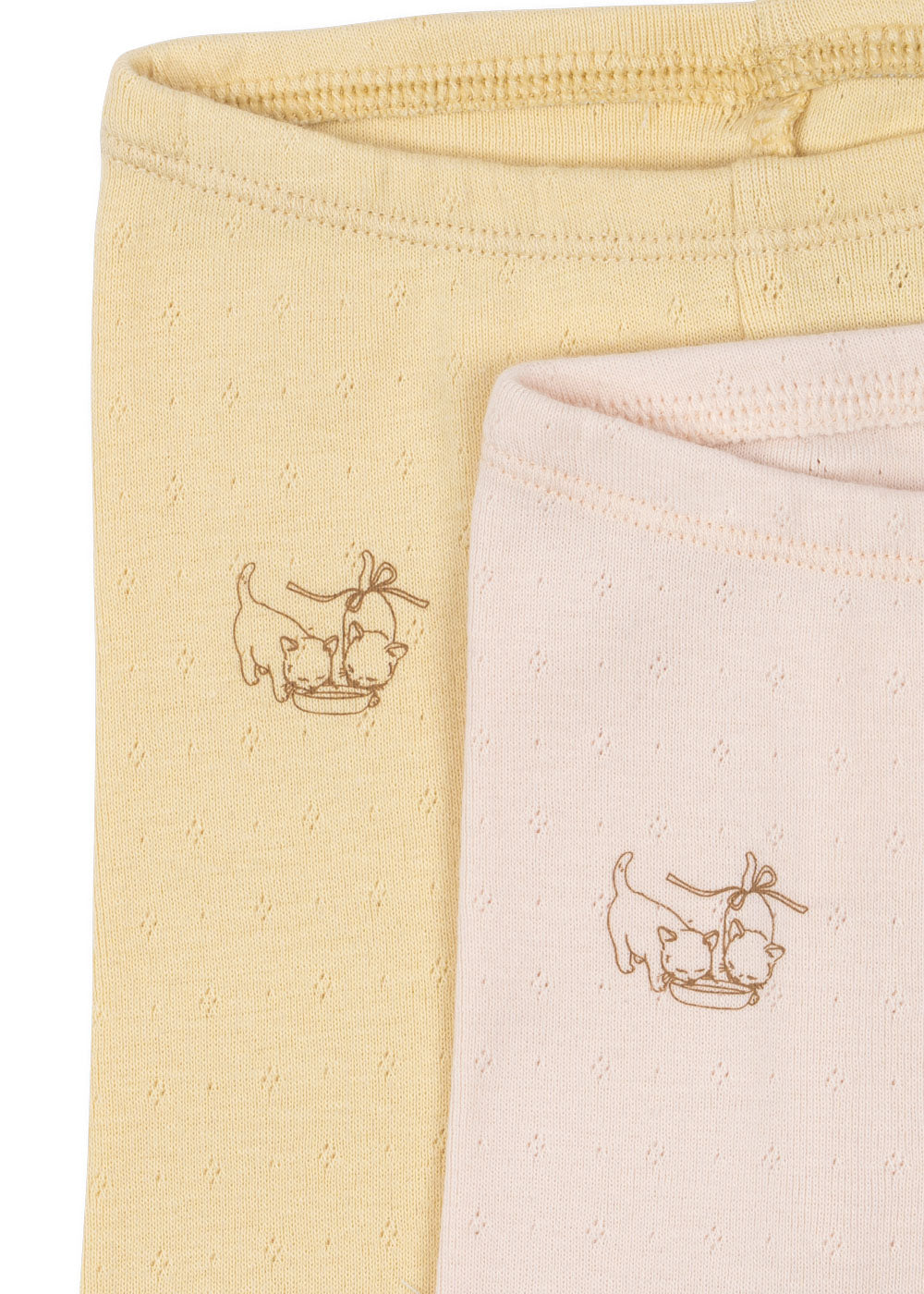 Perla 2-pk Pants Banana Crepe/Creole Pink