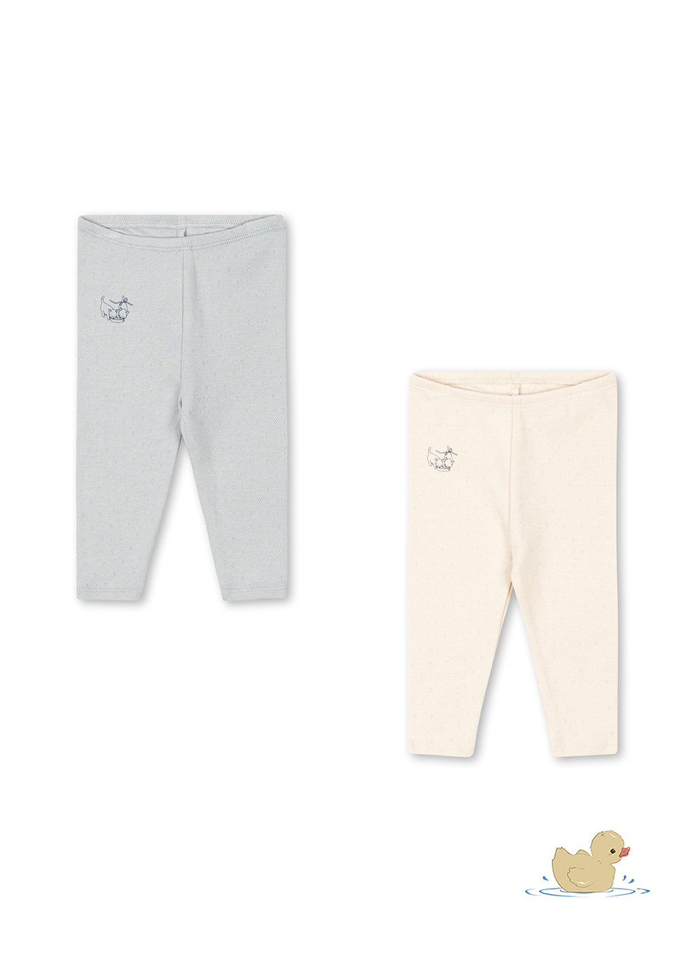 Perla 2-pk Pants Banana Buttercream/Pearl Blue