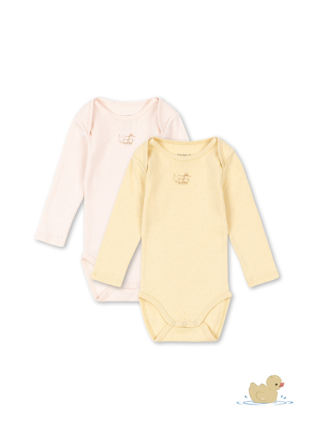Perla 2-pk Body Banana Crepe/Creole Pink