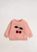 Lou Terry Sweat Shirt Mellom Rose