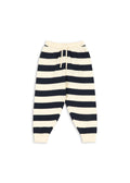 Manis Knit Pants Navy Stripe