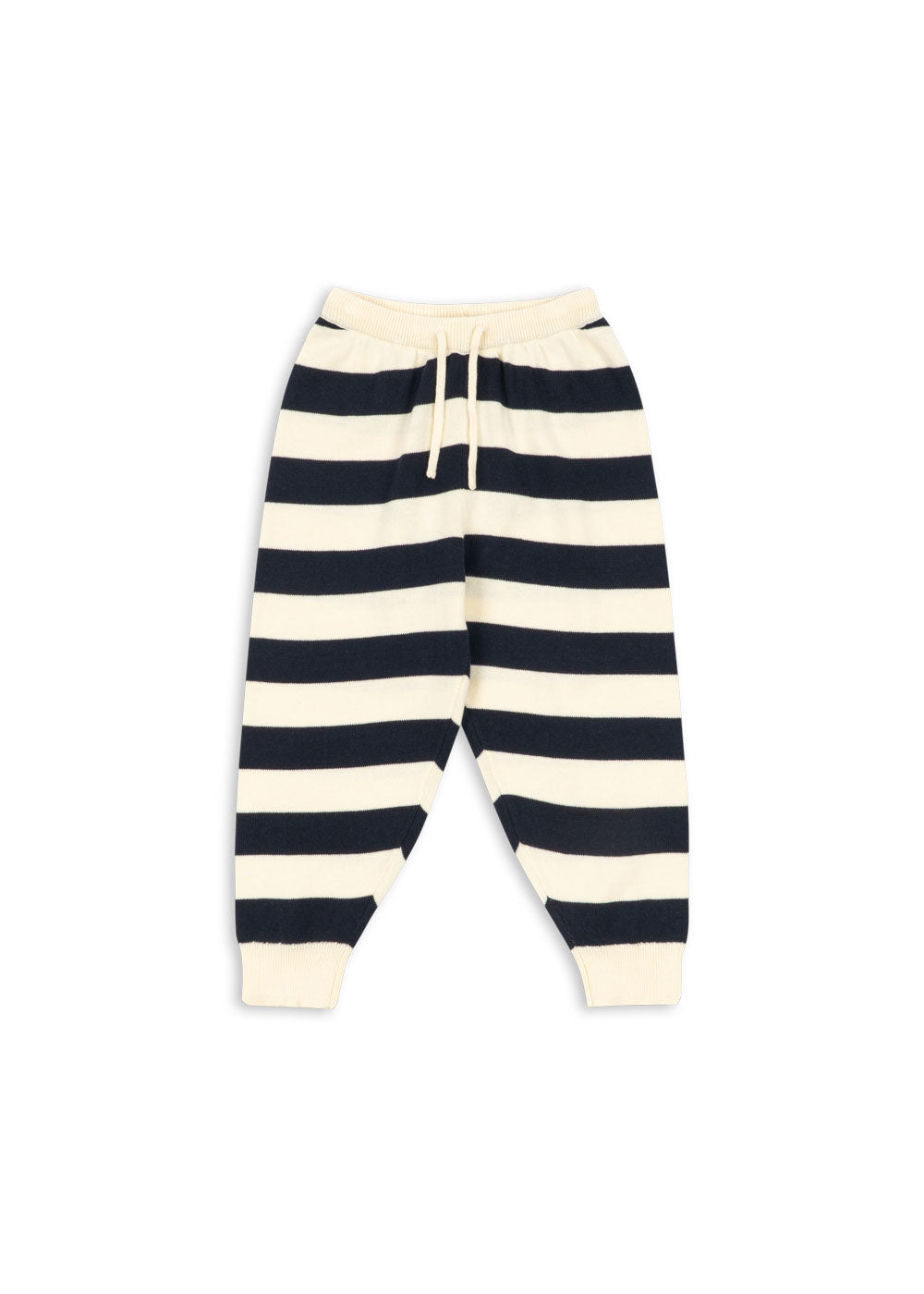 Manis Knit Pants Navy Stripe