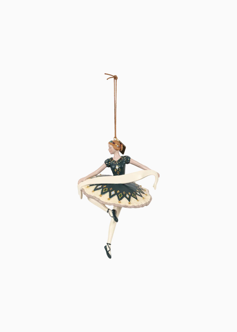 Christmas Ornament Harlekin Ballerina