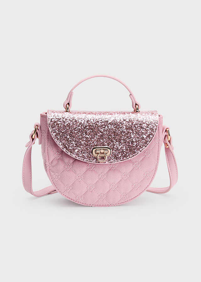 Veske med glitter rosa