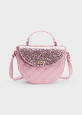 Veske med glitter rosa