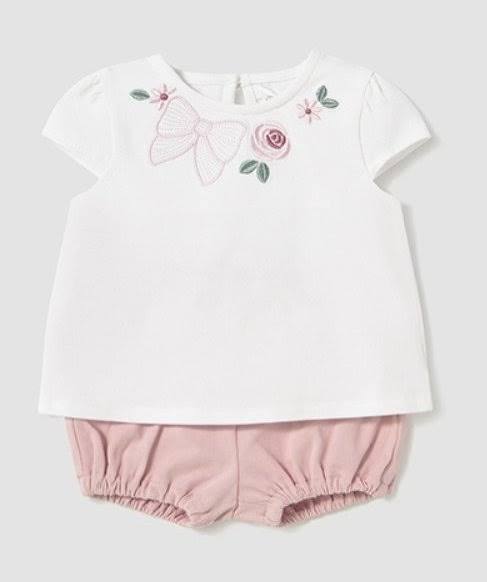 Sett fire deler babyrosa
