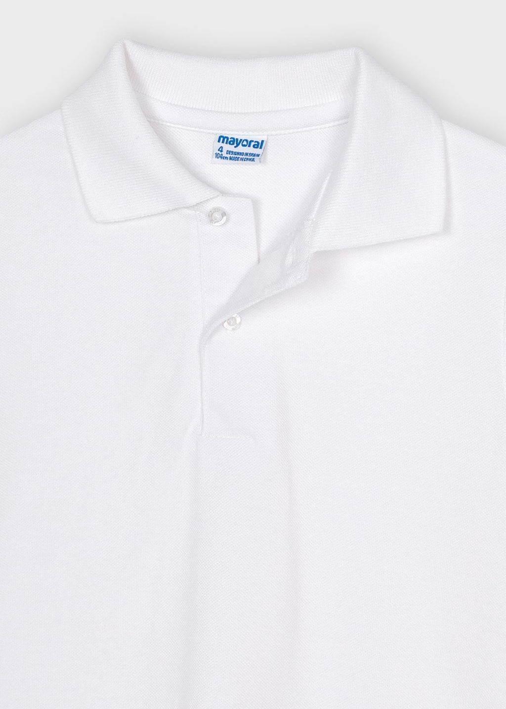 Basic Polo t-skjorte hvit