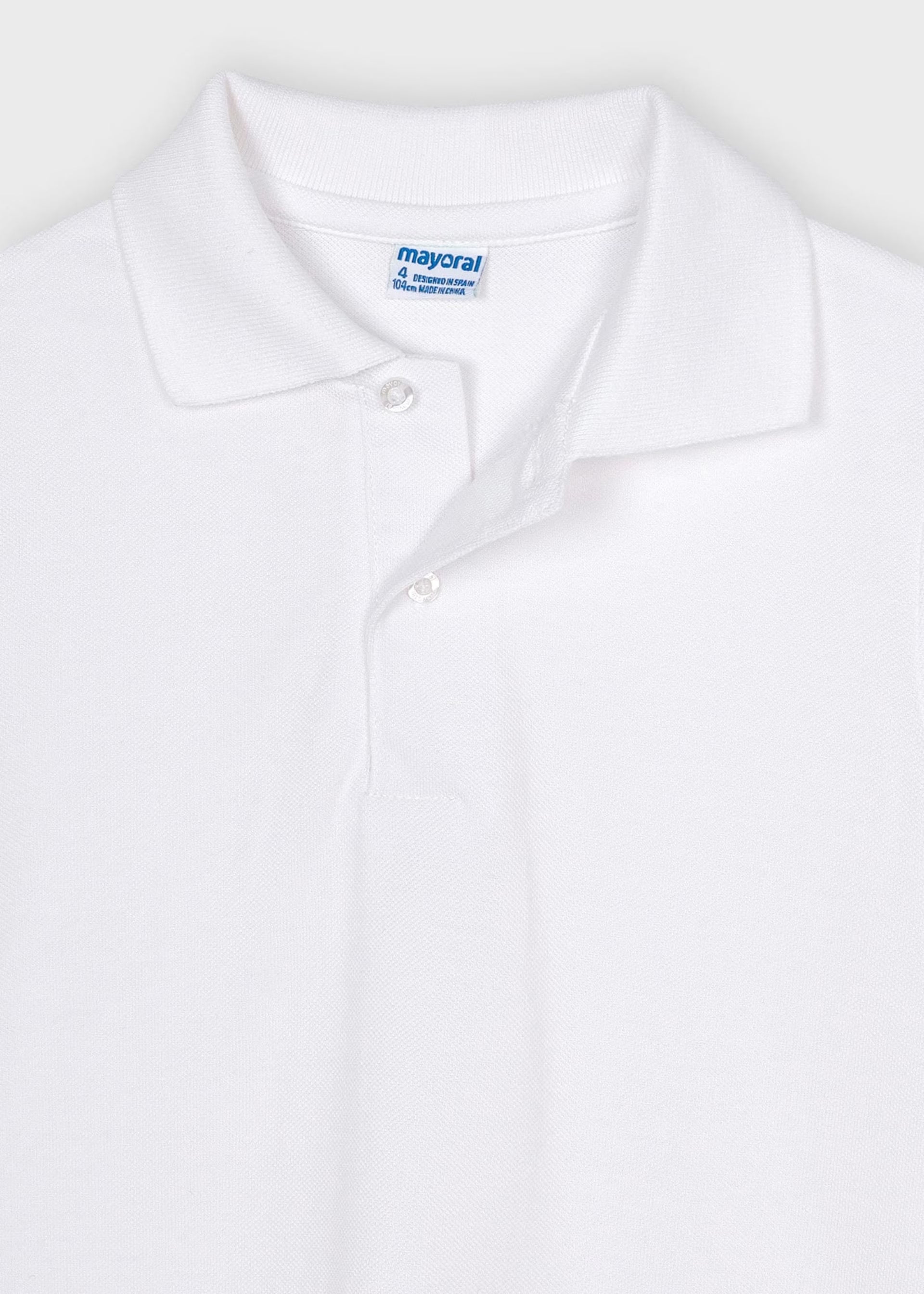 Basic Polo t-skjorte hvit