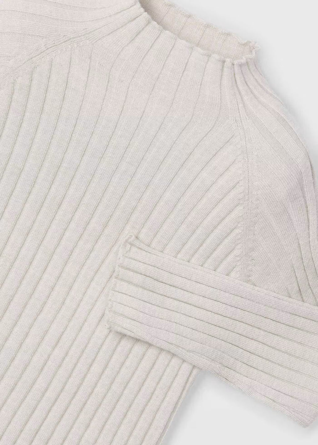 Ribbestrikket mockneck