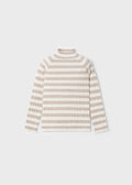 Ribbestrikket mockneck