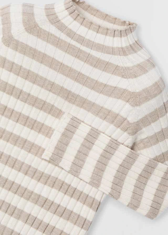 Ribbestrikket mockneck