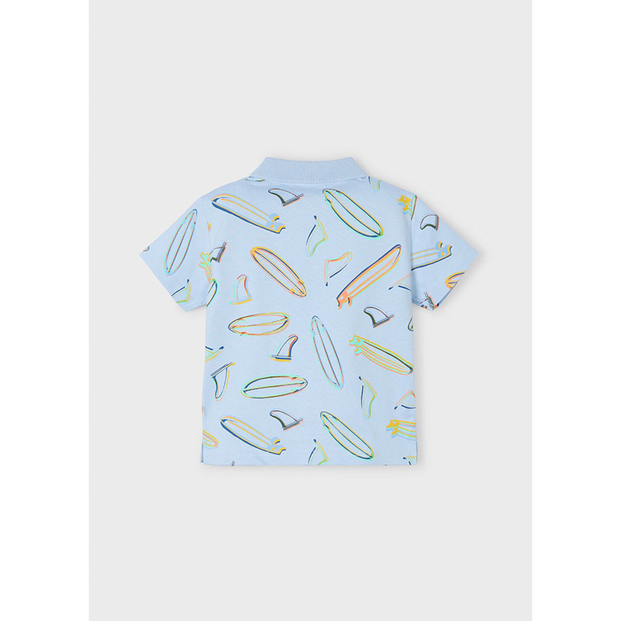 Polo-skjorte med sommerprint surf