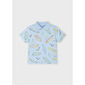 Polo-skjorte med sommerprint surf