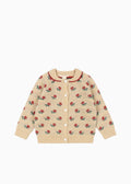 Belou Collar Cardigan Rose
