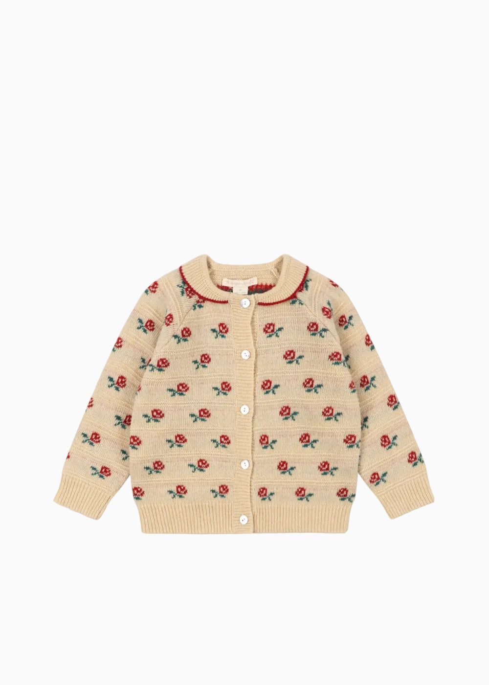 Belou Collar Cardigan Rose