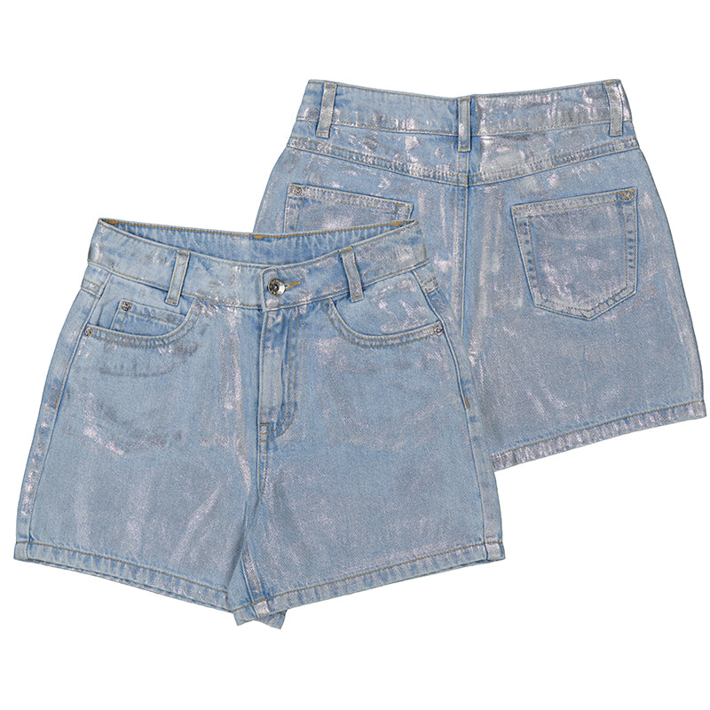 Shorts Denim høyt liv
